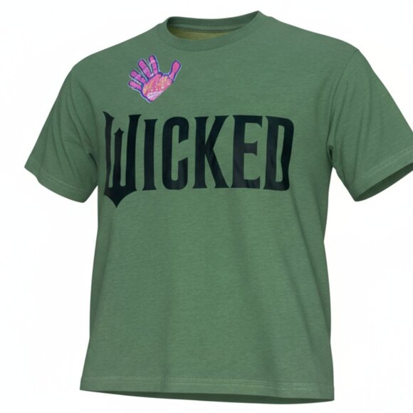 Wicked Movie Reactive Color Changing Crop Top T Shirt Size Medium NEW - Picture 1 of 4